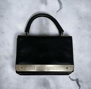 00s archive Jean Paul Gaultier metal plate bag 