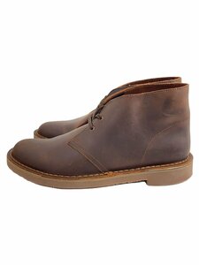 Clarks◆ブーツ/26cm/BRW/レザー