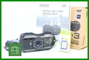 【同梱歓迎】実用■到着後即使える■PENTAX WG-3 1200661■バッテリー・チャージャーケーブル・4GB SDカード・箱付き■11709