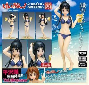 中古フィギュア 秋山澪 「けいおん!」 BEACH QUEENS 1/10 PVC塗装済み完成品