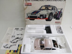 51●b989☆未組立　三和電器製作所　1/12 電動RC　Hiチャンピオン　ポルシェ935ターボ　マルチーニレーシング　SANWA　現状