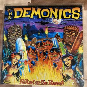 The Demonics 「Ritual On The Beach 」LP 限定クリアビニール　surf hot rod punk garage rock powerpop poppunk surfin alien snatch
