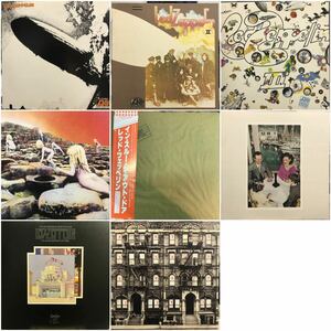 Led Zeppelin レッド・ツェッペリン LP 8枚セット 状態の詳細あり。 Ⅱ Ⅲ 聖なる館 In Through、Presence 永遠の詩 Physical Graffiti