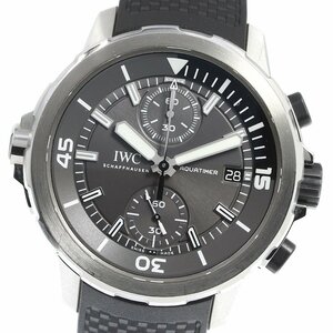 ★保証書付き【IWC SCHAFFHAUSEN】IWC アクアタイマー シャーク クロノグラフ デイト IW379506 自動巻き メンズ_732318【ev15】