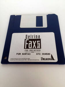 即決 Delrina Fax LITE 1.5.3J MacintoshからFaxを送るソフト for Apple Macintosh 3.5"2HD ファクシミリ 