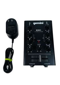 【即決/送料無料】 gemini ポータブル 2ch DJミキサー ステレオミキサー MM1