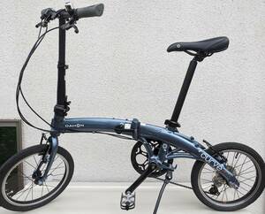 【3点セット・送料込み！】DAHON Curve D7 16インチ、MKS 脱着式ペダル、トートバック