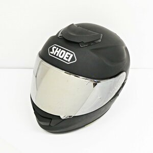 ○1) SHOEI GT-Air ヘルメット Mサイズ (57cm) バイク用品 ミラーシールド装着 フルフェイスヘルメット ブラック ショウエイ 2018年製