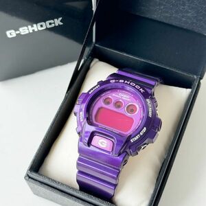 ◆ カシオ Gショック クレイジーカラーズ CASIO G-SHOCK Crazy Colors 腕時計 DW-6900CC 箱付き メンズ ウォッチ パープル