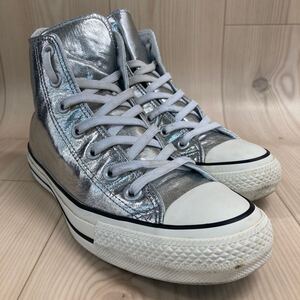 GFK2 CONVERSE コンバース ALL STAR オールスター ハイカットシューズ カジュアルシューズ ランニングシューズ シルバー メンズ 24cm