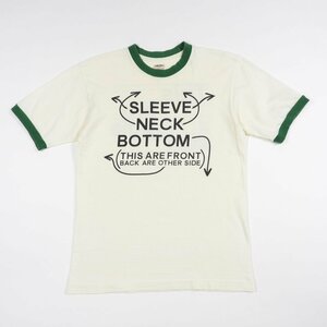 DUBBLEWORKS ダブルワークス リンガーTシャツ Size M #27329 送料360円 アメカジ カジュアル Tee ウエアハウス