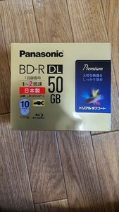 Panasonic　ブルーレイディスク　１回録画用　50GB　BD-R　LM-BR50P10　10枚入り　1~2倍速　日本製　トリプルタフコート