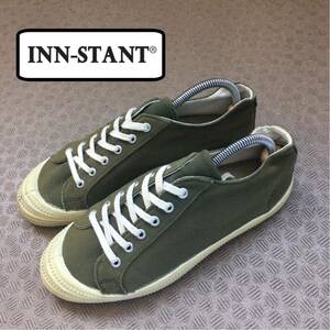 ★【 inn-stant 】★Basketスロバキア製 キャンバスミリタリー スニーカー★サイズ 27