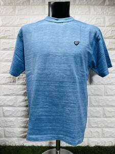 即決 ヒューマンメイド インディゴ ハート バッジ Tシャツ Lサイズ HUMAN MADE INDIGO HEART BADGE T-SHIRT 送料込み HM23CS034