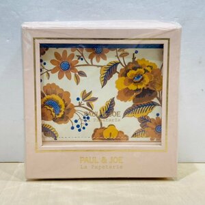 【76】③ 1円～ 未使用保管品 PAUL&JOE ポールアンドジョー パスケース 小銭入れ 定期入れ 花柄 ブランド 人気