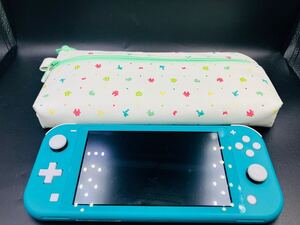 動作確認済 Nintendo Switch Lite ニンテンドースイッチライト 任天堂 ターコイズ ブルー