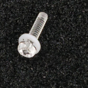 （+）なべ小ねじ透明　M2×8mm