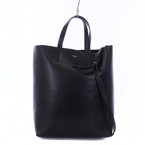 セリーヌ CELINE バーティカルカバ スモール 2way トートバッグ ハンドバッグ ショルダーバッグ レザー 黒 ブラック 189813 /KH ■OH レデ