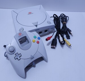 動作品 SEGA セガ Dreamcast ドリームキャスト DC HKT-3000 ゲーム機 本体 付属品全揃い /レトロゲーム , 希少品(A-20)