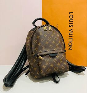 LOUIS VUITTON ● 新品 同様 ルイヴィトン モノグラム パームスプリングス レザー リュックサック リュック バッグ