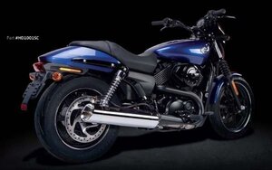 IRONHEAD(アイアンヘッド) HARLEY-DAVIDSON STREET500/750(ストリート) HC2-2C スリップオン マフラー【送料800円】