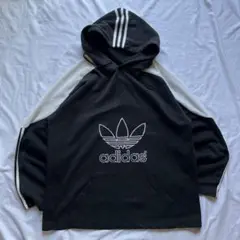 80s 90s adidas パーカー　アディダス　トレフォイル