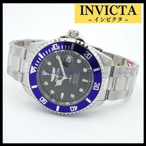 インビクタ INVICTA 腕時計 メンズ 自動巻き ブルーベゼル プロダイバー PRO DIVER 35853 メタルバンド 裏スケルトン 新品・送料無料