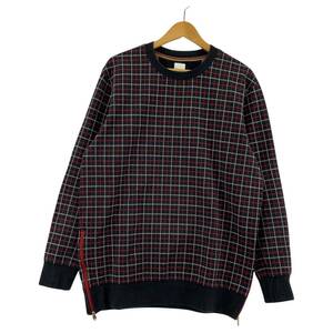 Paul Smith ポール・スミス チェック スウェット sizeLARGE/ブラック×レッド