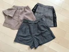 キュロットパンツ・ショートパンツ　セット