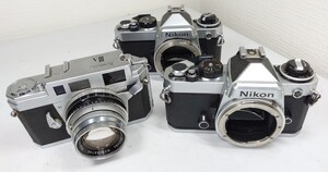 【リサイクル】 Nikon FE KONICA ⅢA フィルムカメラまとめて ジャンク品 1円スタート売り切り レトロビンテージカメラ 骨董品 ニコン 