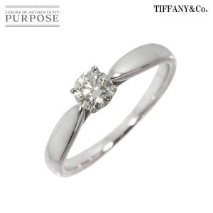 ティファニー TIFFANY&Co. ハーモニー ダイヤ 0.27ct E/VS2/3EX 7号 リング Pt プラチナ 指輪 Harmony Ring【鑑定書付き】 90240604