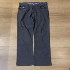 ARMANI グレー　ストレートパンツ