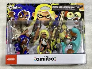 【新品未開封 送料無料】 amiibo スプラトゥーン トリプルセット インクリング【イエロー】／オクトリング【ブルー】／コジャケ switch