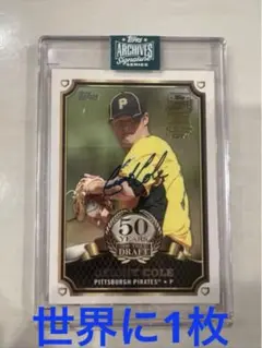 1/1 ゲリットコール Auto 直筆サイン　Gerrit Cole TOPPS