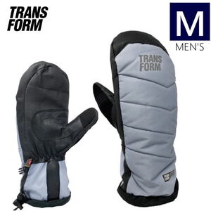 ○22-23 TRANS FORM THE UMP MITTEN カラー:GRAY Mサイズ トランスフォーム スキー スノーボード グローブ