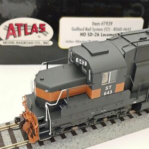 HO Atlas Master Series Gold #7939 SD-26 Guilford Rail System #643