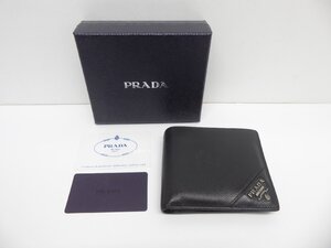 PRADA プラダ サフィアーノ メタル 2M0738 折り財布 △WP2308