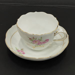 1円 マイセン カップ＆ソーサー 956990/431 956990/433 1客 Meissen 食器 陶器 A11921