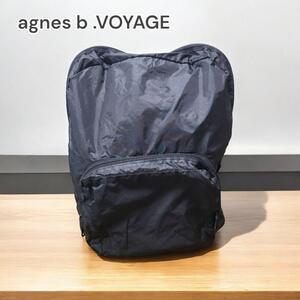 agnes b. VOYAGE リュック ナイロン 軽量 ブラック