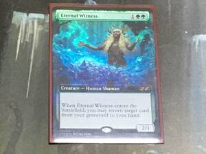 MTG Box Topper 永遠の証人/Eternal Witness Foil 1枚迄