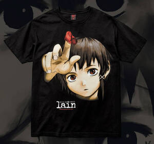 新品 GEEKS RULE × serial experiments lain Tシャツ XL 黒 正規品 アニメT/ゲームT