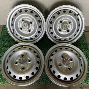 ホンダ HONDA鉄ホイール アクティトラック12インチ 12×3.5J OFF;+40 PCD:100-4H ハブ径;約56mm 傷あり、錆びあり 4本 