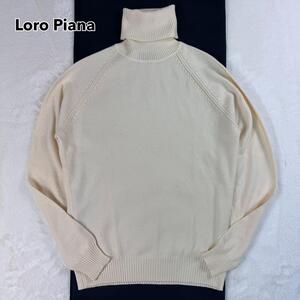 Loro Piana ロロピアーナ カシミヤ100 タートルネック ニット セーター レディース 46