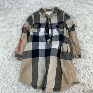 Burberry バーバリー　Children チルドレン　ワンピース　キッズ　シャツ　子供　ノバチェック　ギガチェック　メガチェック　4Y 4歳 104cm