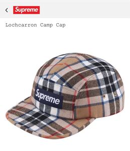 Supreme 2024FW Lochcarron Camp Cap Tan Plaid Checkシュプリーム ロキャロン キャンプ キャップ タン プレイド チェック バーバリー