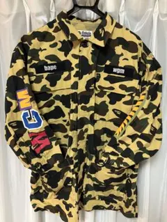 BAPE 迷彩ジャケット シャツ　wgm shark