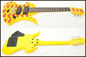 ★BURNY★MG Yellow Heart Jr. MG-Jr. アンプ内蔵ミニギター モッキンバード HIDEモデル イエローハート FERNANDES★