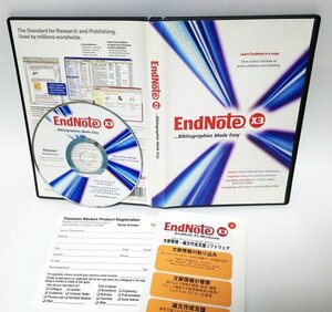 【同梱OK】 EndNote X3 (エンドノート) ■ 文献管理ソフト ■ Windows / Mac ■ 論文作成支援