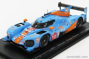 ◆未開封品！Gulf / ガルフカラー！1/43 BRエンジニアリング BR-1 ギブソン Dragon Speed 2019年ルマン24時間レース