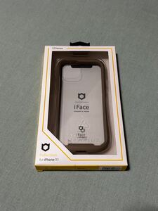 ★iPhoneケース☆アイフェイス☆iFace☆iPhone11☆☆背面クリア☆グレー★